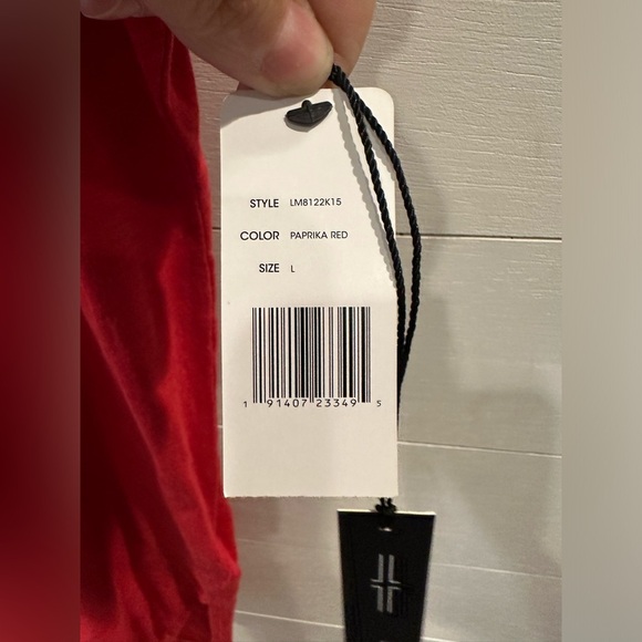 Liverpool Women’s Scoopneck Cap Sleeve Dolman Red Tee- size Large - Picture 2 of 6